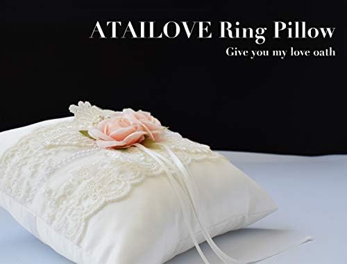 Flower Girl Basket and Ring Bear Pillow Set - Ivory