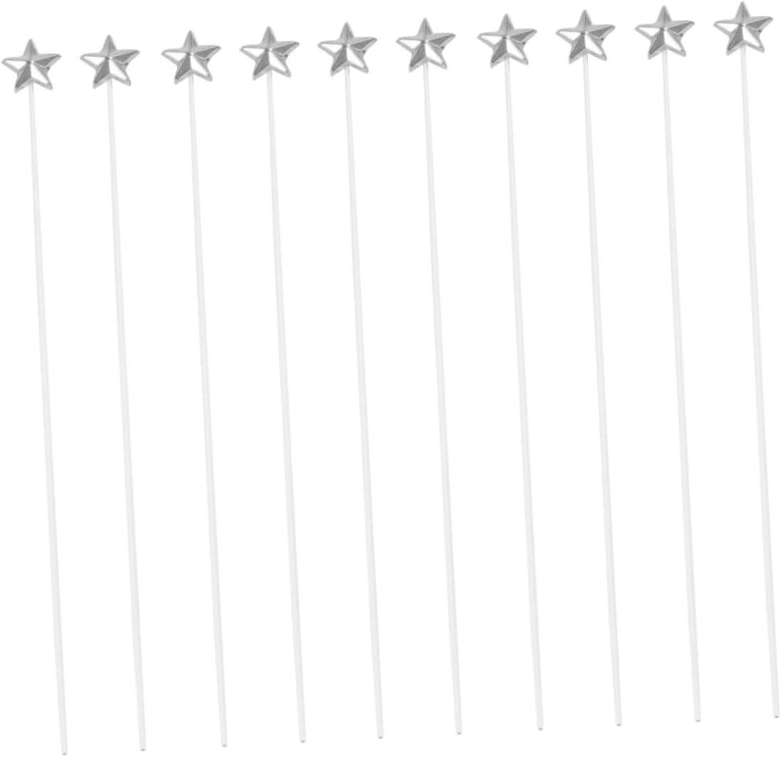 50pcs Five-Pointed Star Cake Toppers for Birthday Celebrations