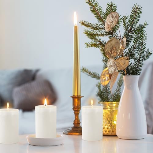 Seven Moons 275 x 4 Dripless Pillar Candle Set of 6