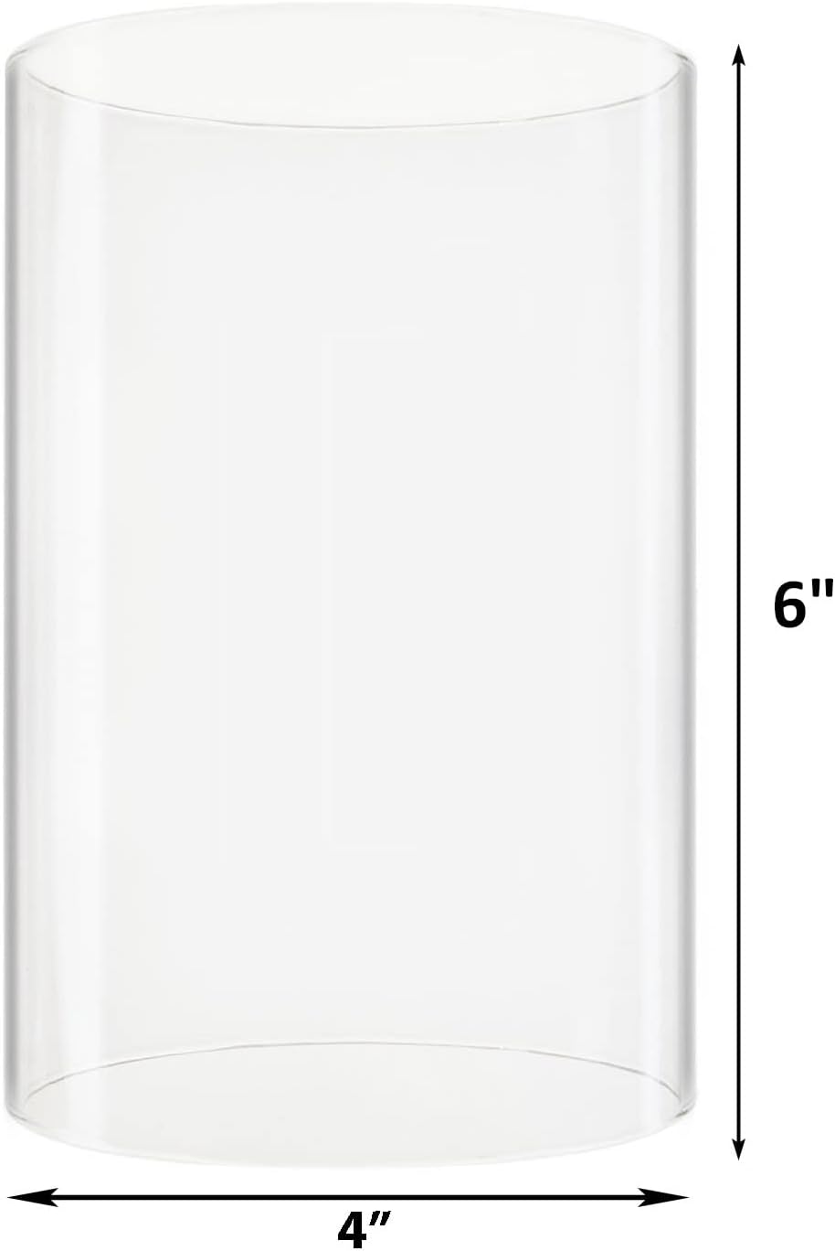 CYS EXCEL 4 H 6 Clear Hurricane Candleholder