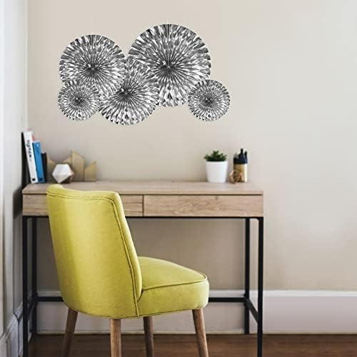 Beistle Metallic Foil Decorative Fans 5 Pack