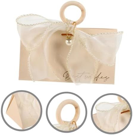 Minkissy 10pcs Wedding Favor Boxes with Handle and Ribbon