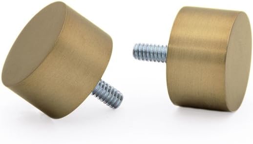 Ivilon Drapery Curtain Rod 1 Inch Warm Gold