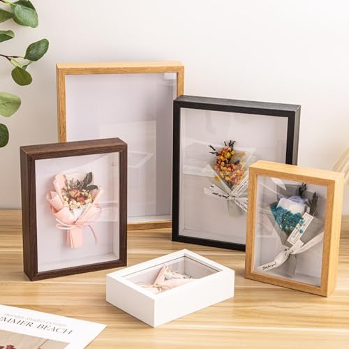 Shadow Box Frame Wooden 8x10 Inch Display Case