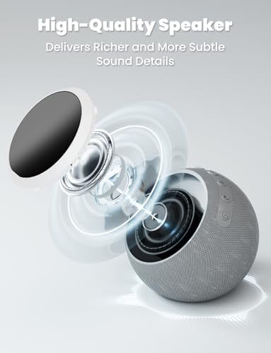 LIORQUE Alarm Clock with White Noise and Night Light