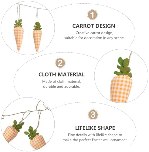 STOBAZA Easter Carrot Banner Garland 160cm