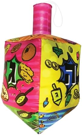 Izzy N Dizzy 36 Inch Inflatable Dreidel Hanukkah Decor