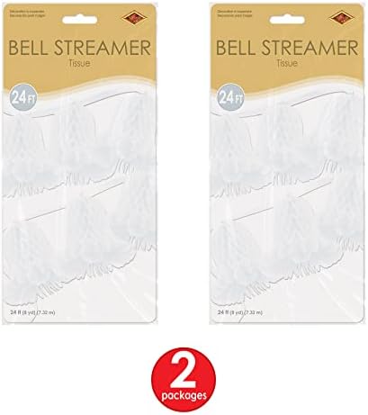 Beistle 2 Piece Honeycomb Tissue Bell Banners