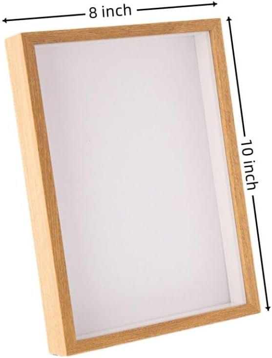 Shadow Box Frame Wooden 8x10 Inch Display Case