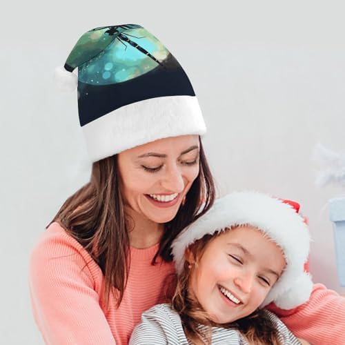 Santa Hat Galaxy Animal Dragonfly Christmas Headwear