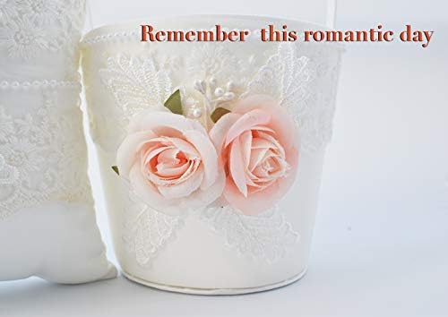 Flower Girl Basket and Ring Bear Pillow Set - Ivory