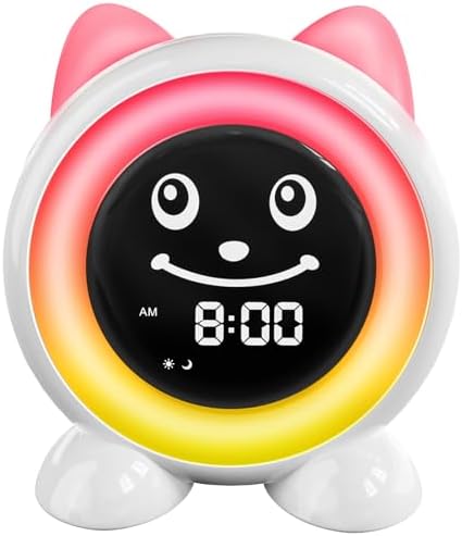 Toddlers Sleep Training Clock with Night Light and Nap Timer