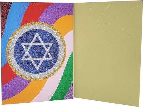 The Dreidel Company Hanukkah Glitter Art 3-Pack Decorations