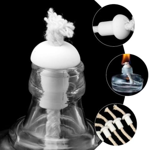 20Pcs Ceramic Oil Lamp Wick Holders