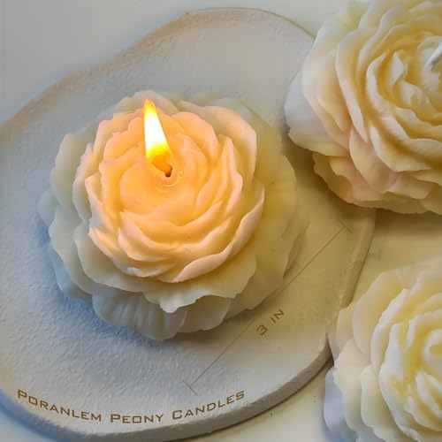 Peony Candles Party Favors Set of 10