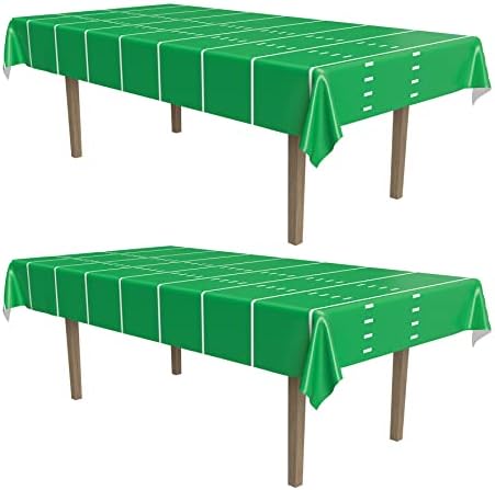 Beistle Football Table Covers 54 x 108 2 Pieces