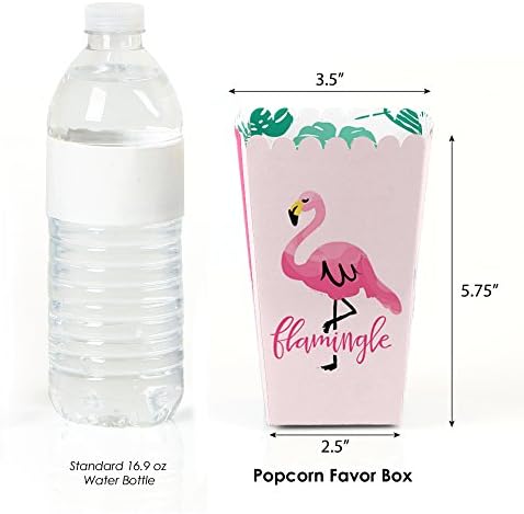 Big Dot of Happiness Pink Flamingo Party Favor Box Set 12