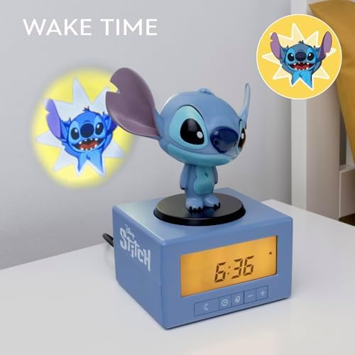 Disney Stitch Sleep Training Alarm Clock with Night Light