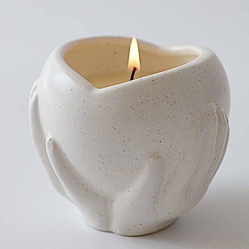 Lavender Scented Soy Wax Jar Candle Heart of Hope