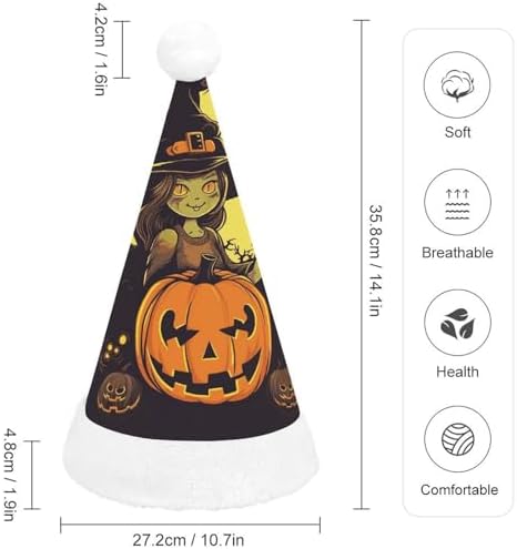 Santa Hat Halloween Pumpkin Christmas Party Headwear
