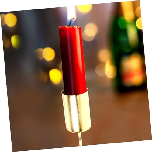 5pcs Christmas Candle Holder Spike Multi-Functional Decor Insert