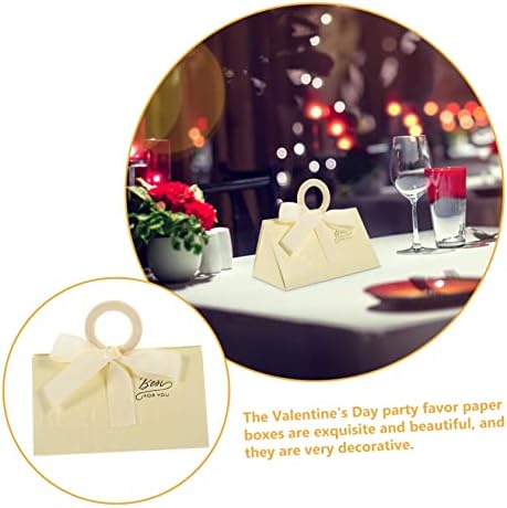 Anneome Elegant Wedding Candy Boxes 20 Pack Snack Boxes Bowknot Design