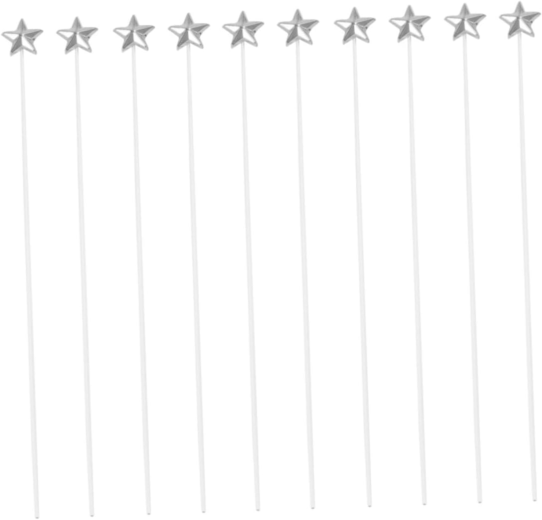 50 Pcs Five Pointed Star Cake Decor Toppers