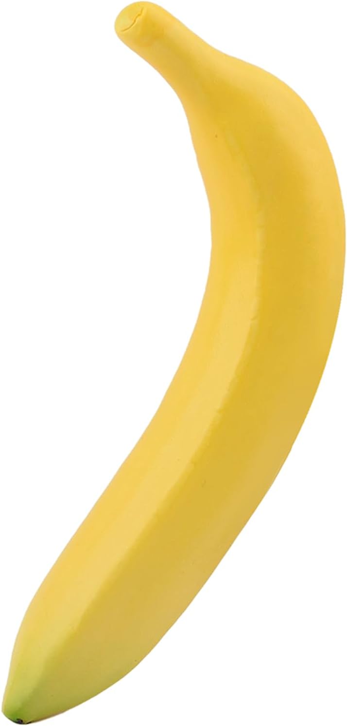 HONUTIGE Artificial Bananas 4Pcs Lifelike Fake Fruit Decor