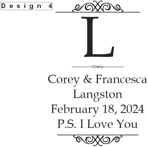 Personalized Wedding Sand Ceremony Set with Cork