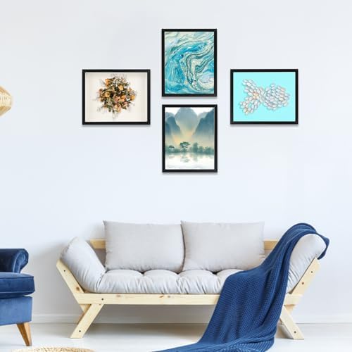 4 Pack 8x10 Shadow Box Frame with Adhesive Tape