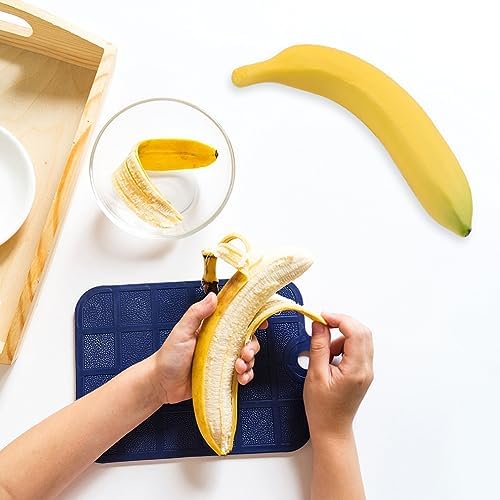 HONUTIGE Artificial Bananas 4Pcs Lifelike Fake Fruit Decor