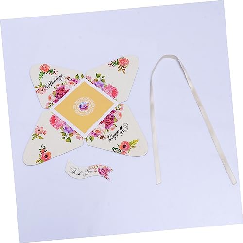 CHILDWEET 50 Pcs Pyramid Wedding Candy Boxes