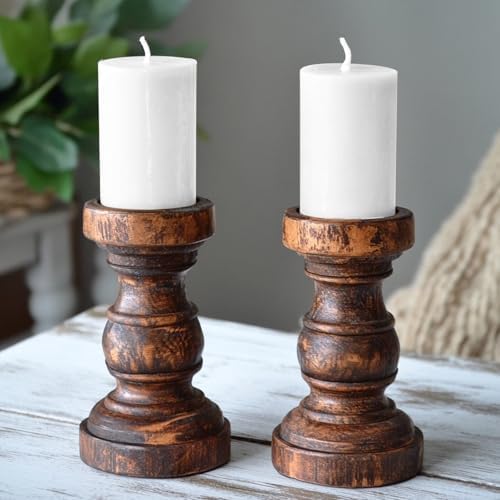 Seven Moons 275 x 4 Dripless Pillar Candle Set of 6