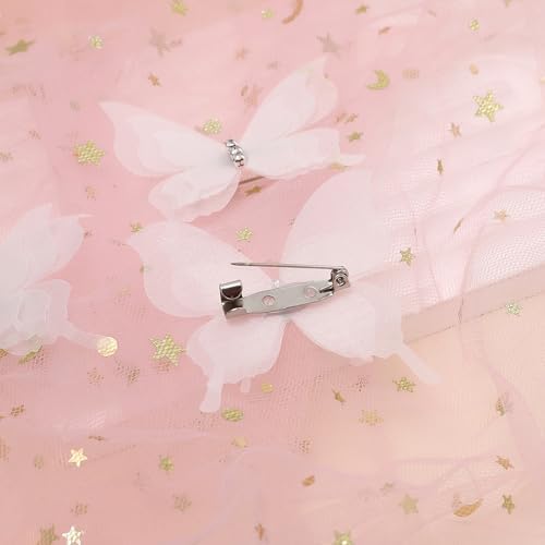 SUQ I OME 12PCS White Butterfly Curtain Decorations
