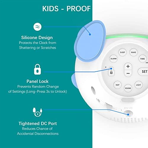 OK to Wake Clock for Kids with Night Light and Sound 1