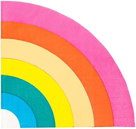 Talking Tables Rainbow Shaped Napkins Pack of 16 Gold