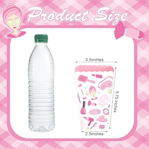 Gueevin 24 Pcs Spa Party Popcorn Boxes Pink