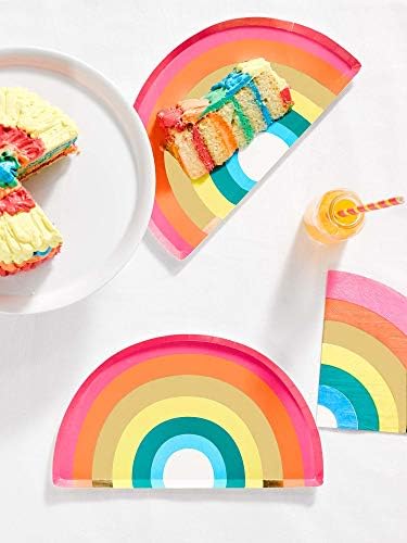 Talking Tables Rainbow Shaped Napkins Pack of 16 Gold