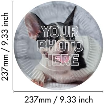 Custom Photo Party Plates for Baby Announcement 25