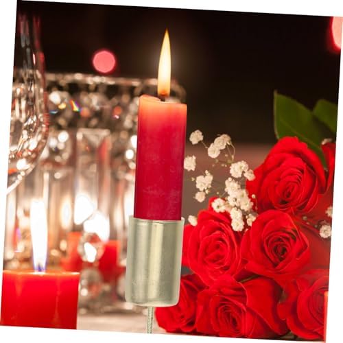 5pcs Candle Holder Christmas Tree Clip Decor Insert Set