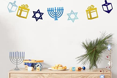The Dreidel Company Hanukkah Glitter Garland
