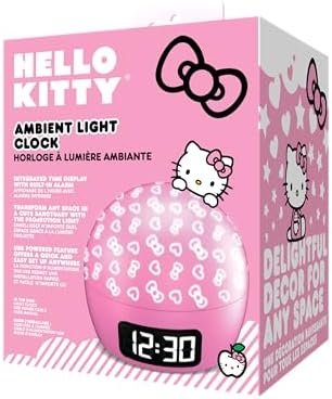 Hello Kitty Ambient Light Clock with Multi-Alarm