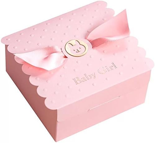 30 Pcs Baby Girl Angel Wings Chocolate Boxes