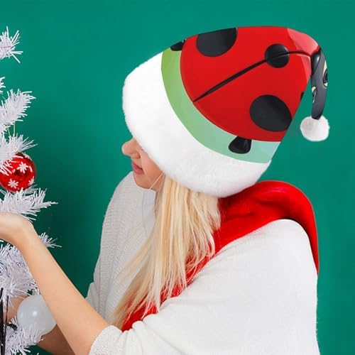 Santa Hat Red Ladybug Christmas Party Headwear