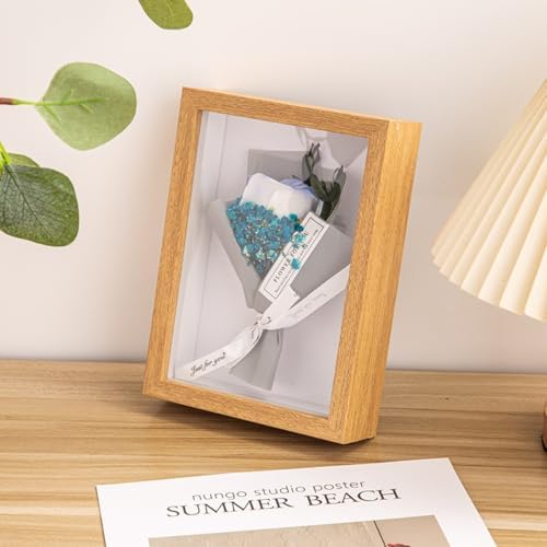 Shadow Box Frame Wooden 8x10 Inch Display Case
