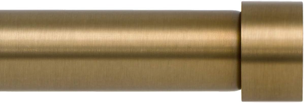 Ivilon Drapery Curtain Rod 1 Inch Warm Gold