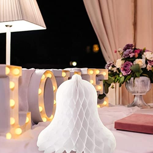 Big Heavy Paper Bells Wedding Decorations 5 Pack
