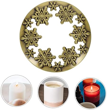 Generic Christmas Candle Jar Lid with Snowflake Design