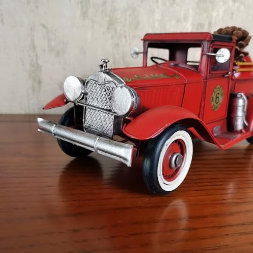 PARSAHO Vintage Red Fire Truck Model 113L