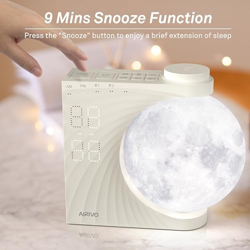 Airivo Sunrise Alarm Clock with Moon Light